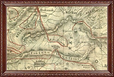 Map of Tuva