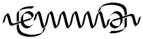 Ambigram of FEYNMAN