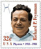Laughing Feynman stamp